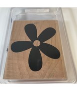 Stampin Up 2007 Big Blossom Rubber Stamp Set Wood Mounted - £6.25 GBP