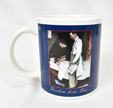 Norman Rockwell Mug Saturday Evening Post Freedom From Fear - £19.69 GBP