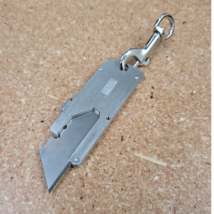 Stainless Steel Pocket Utility Knife Box and Bag Cutter - EDC Keychain Tool - £12.42 GBP