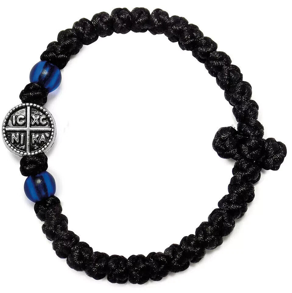 Bracciale Rosario Komboskini Corda Preghiera Gesù Tradizionale Seta Grec... - $11.93