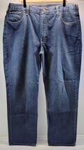 L) Carhartt 40x32 Relaxed Fit Men Jeans Blue Denim Pants - $24.74