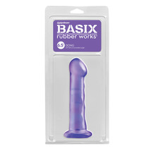 Basix Rubber Works 6.5&quot; Dong with Suction Cup Purple - €16,12 EUR