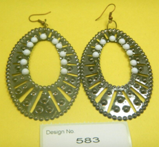 Vintage 1980's Style Fashion Earrings  #583 - £4.61 GBP