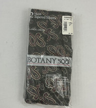 Vintage Botany 500 2 Men&#39;s Tapered Shorts Boxers Large 36-38 Paisley NOS - £21.05 GBP