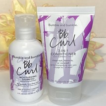 Bumble BB Curl Moisturizing Shampoo 2 oz + 3 in 1 Conditioner 2oz NWOB F... - $296.39 MXN