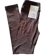 NWT LuLaRoe Kids L/XL (8-14) Solid Dark Brown Leggings - $15.83