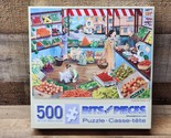 Bits &amp; Pieces Jigsaw Puzzle - “Green Grocers” 500 Piece - SHIPS FREE - $18.79