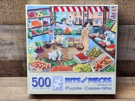 Bits & Pieces Jigsaw Puzzle - “Green Grocers” 500 Piece - SHIPS FREE - $18.79