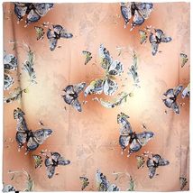 VhoMes NEW Double Sided Silk Scarf 53&quot;x53&quot; Large Long Rectangle Shawl Wrap Xiang - £41.10 GBP