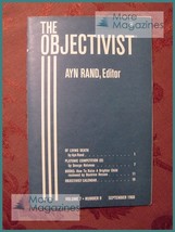 Ayn Rand THE OBJECTIVIST September 1968 Abortion George Reisman Beatrice Hessen - £11.47 GBP