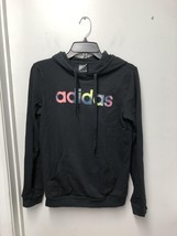 adidas Women&#39;s Climalite Color Box Hoodie FM6181 Black/Multicolor Size S... - $24.95