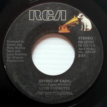 Leon Everette - Giving Up Easy / Setting Me Up [7&quot; 45 rpm Single] - £2.72 GBP