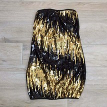 Disco Ball Sequin Mini Dress New Gold / Black - £13.36 GBP