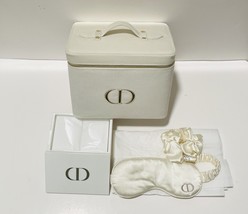 Dior Beauty Vanity Case Set Eye Mask, Scrunchy Hair Tie, Box Cotton Pads 4pcs - £284.73 GBP