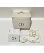 Dior Beauty Vanity Case Set Eye Mask, Scrunchy Hair Tie, Box Cotton Pads... - £283.17 GBP
