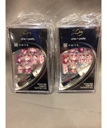 2 x NIP 24 Chic Pretty Woman Press on Flowers Artificial Nails with Appl... - $20.26 CAD