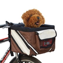 Pet Bicycle Carrier Bag Puppy Dog Cat Small Animal Travel Bike Seat For Hiking C - £100.27 GBP