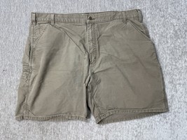 Carhartt Carpenter Shorts Mens 42 Brown Original Fit B144 LBR Workwear Y2K - $24.74