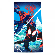 Miles Morales and Spider-Man 2099 Beach Towel Multi-Color - £19.59 GBP