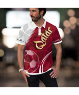 Qatar Men&#39;s Soccer Polo Shirt 2023 FIFA Women&#39;s World Cup - £31.55 GBP+