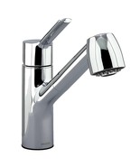  Moen 7585C Method 1-Handle Hole/Centerset Pullout Kitchen Faucet, Chrome  - $98.01