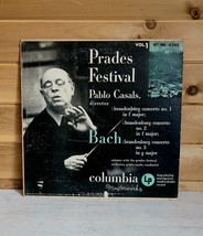 1950 Bach Vintage Vinyl Pablo Casals Prades Vol 1 Record 33 RPM 12&quot; - £12.49 GBP