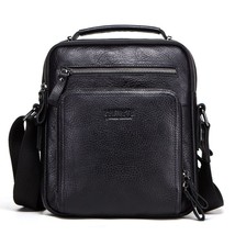 Natural Cowhide Retro Small Men Bag Genuine Leather Messenger Bag Men&#39;s Shoulder - £101.14 GBP