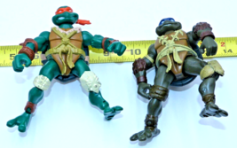 TMNT Ninja Turtles Michelangelo &amp; Donatello Paleo Patrol Figures Mirage - $19.80