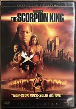 The Scorpion King (DVD, 2002, Full Frame) Dwayne Johnson Rock - £6.30 GBP