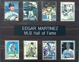 Edgar Martinez Seattle Mariners 8-Card 12x15 Cherry-Finished Player Plaque - £25.73 GBP