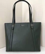 Kate Spade Chandra Dark Green Leather Tote PXRU9390 Deep Evergreen NWT $... - £129.77 GBP