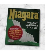 NIAGARA Instant Laundry Starch FULL BOX Sealed Mid-Century VINTAGE Laundry - $5.91 CAD
