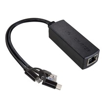 Gigabit Poe Splitter 5V 3A, 2-In-1 Poe To Usb C/Micro Usb Adapter, Ieee 802.3Af/ - £30.25 GBP