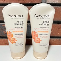 2x Aveeno Ultra Calming Sensitive Skin Hydrating Gel Cleanser 5 oz 141g ... - $39.60