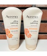 2x Aveeno Ultra Calming Sensitive Skin Hydrating Gel Cleanser 5 oz 141g ... - £31.01 GBP