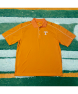 Men&#39;s Orange Polo Golf Shirt Size Large PGA Tour TN Tennessee Vol - £17.21 GBP
