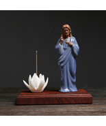   Jesus Ceramic Jesus Incense Burner Home Craft Ornament Creative - £65.81 GBP