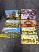 Vtg 1950s LDS temple (Brigham City) postcards + two mini Articles of Fai... - £10.14 GBP