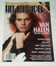 EDDIE VAN HALEN VINTAGE HIT PARADER MAGAZINE COVER PHOTO 1984 - £19.65 GBP