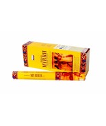 Darshan Myrrh Incense Sticks Natural Hand Rolled Fragrance AGARBATTI 120... - £14.40 GBP