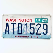 2018 United States Washington Evergreen State Passenger License Plate AT... - $225.96 MXN