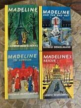 Madeline Book Collection Set of 4 Ludwig Bemelmans 1992 Bad Hat London Rescue - £14.84 GBP