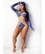 Women&#39;s Drawstring One Piece Print Bikini Swimsuit - €21,38 EUR