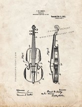 Violin Patent Print - Old Look - $185.46 MXN+
