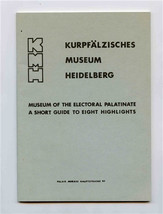 Kurpfalzisches Museum Booklet Heidelberg Germany Electoral Palatinate  - £16.84 GBP