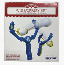 Snowtime Snowball Launchers w/4 Snowballs for Indoor / Outdoor NEW!!! - £11.77 GBP