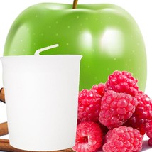 Apple Cinnamon Raspberry Premium Scented Eco Soy Wax Votive Candles, Hand Poured - £18.38 GBP+