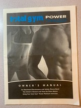 Total Gym Power Platinum Owners Manual - $149.78 MXN