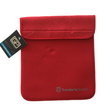 Traveler&#39;s Choice Small Neoprene Pouch Red 9&quot;H x 8&quot;W - $18.89