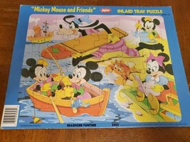 Mickey Mouse And Friends Jaymar Disney &quot;Seashore Funtime&quot; Tray Puzzle  #... - $7.95